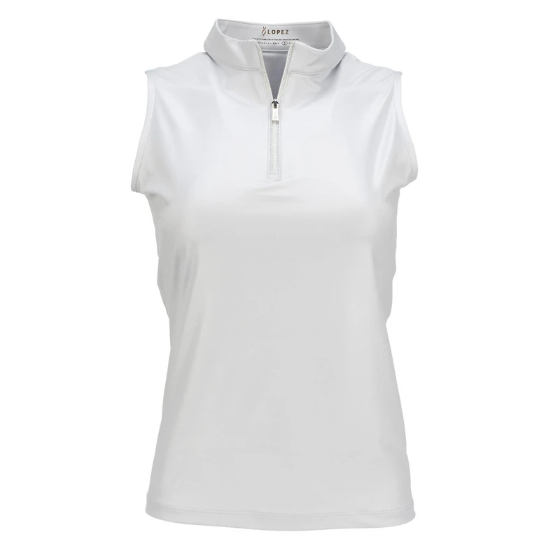 Women's Shine Sleeveless Polo Plus