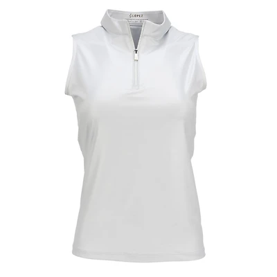 Women's Shine Sleeveless Polo Plus