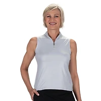 Women's Shine Sleeveless Polo Plus