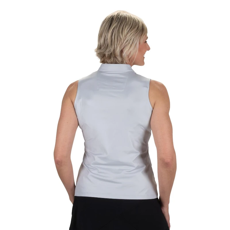 Women's Shine Sleeveless Polo Plus
