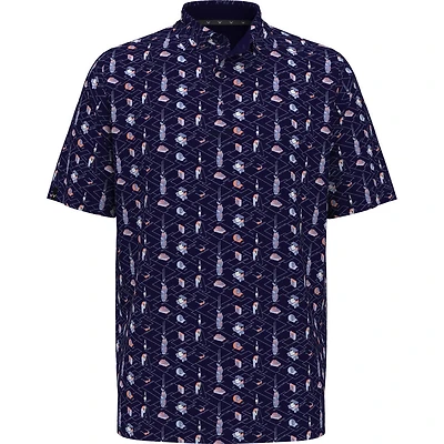 Men's All Over Golf Essentials Short Sleeve Polo
