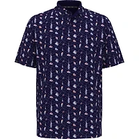 Men's All Over Golf Essentials Short Sleeve Polo