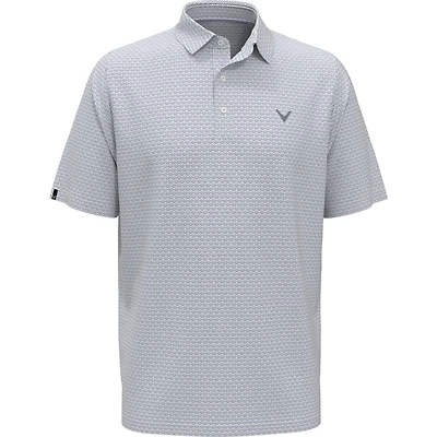 Men's Gradient Chev Print Short Sleeve Polo
