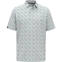 Men's All Over Birdie Short Sleeve Polo
