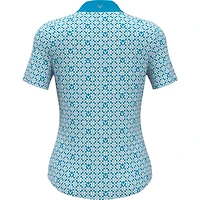 Women's Trademark Printed Short Sleeve Polo