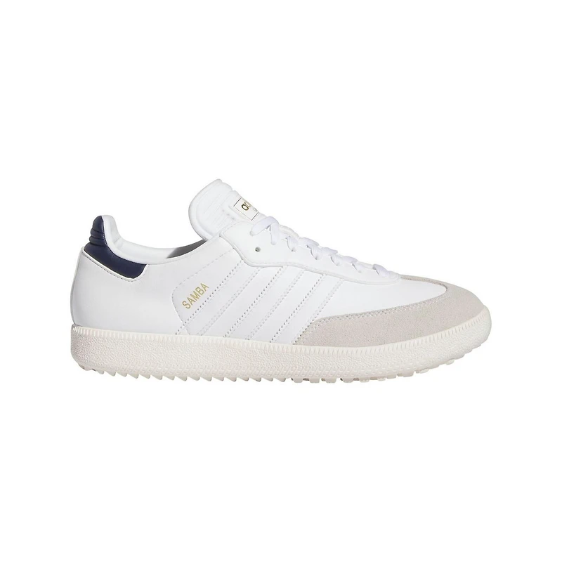 Men's Samba Spiked Golf Shoe - White/Off-White