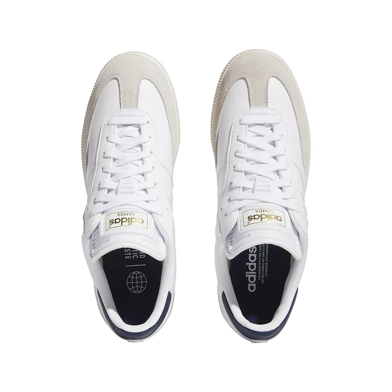 Men's Samba Spiked Golf Shoe - White/Off-White