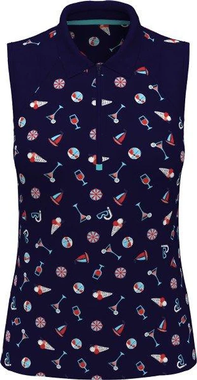 Women's Summer Fun Sleeveless Polo