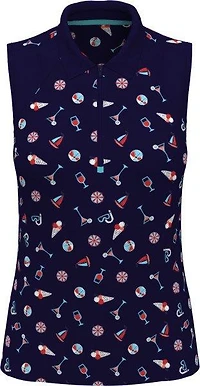 Women's Summer Fun Sleeveless Polo