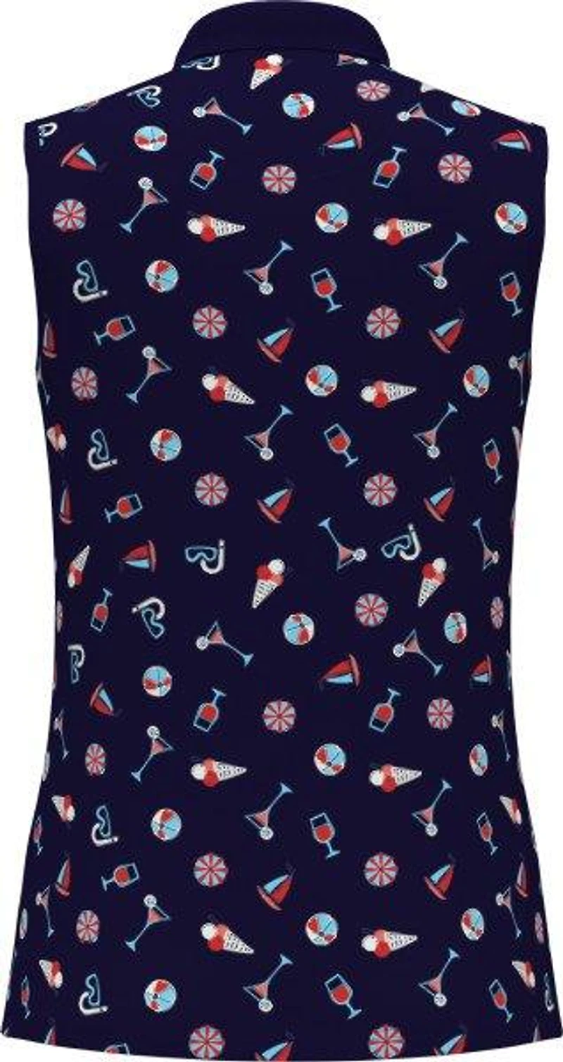 Women's Summer Fun Sleeveless Polo