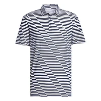 Men's Mesh Print Short Sleeve Polo