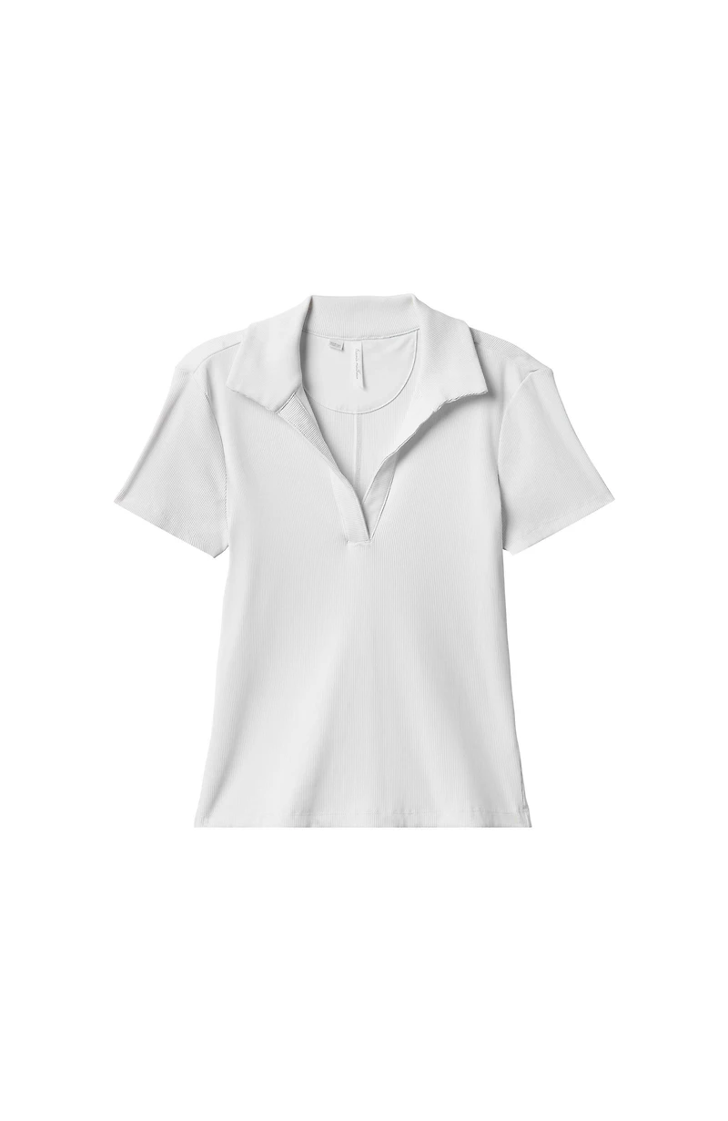 Women's Moveknit V-Neck Short Sleeve Polo