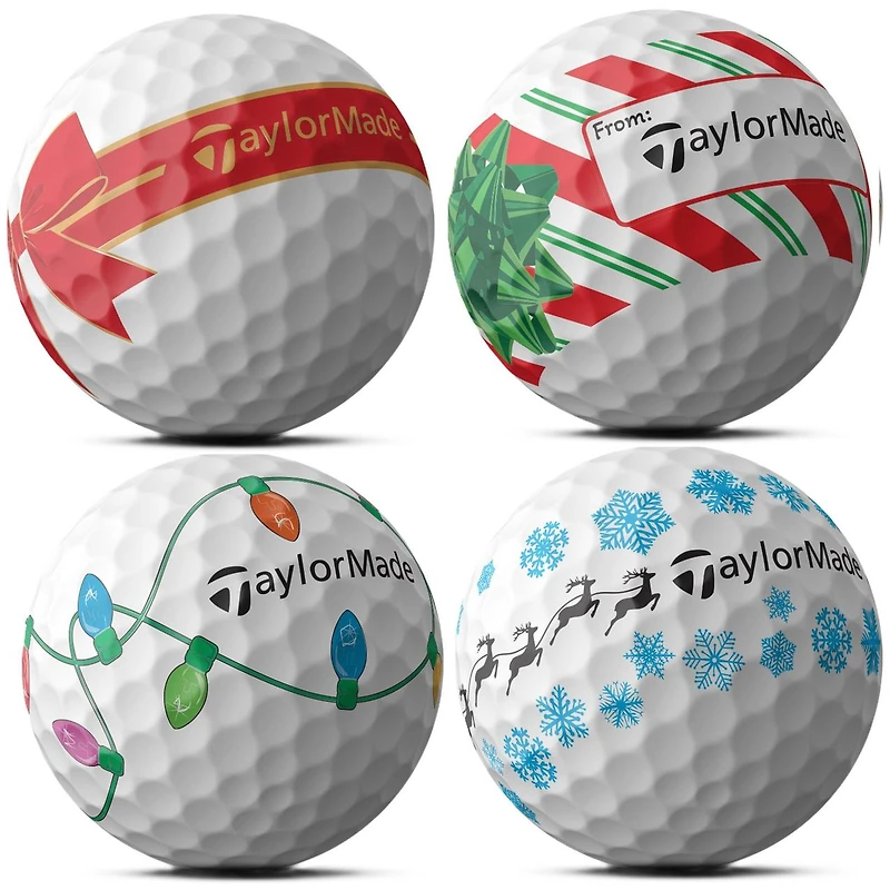 Limited Edition - TP5 Stripe Golf Balls - Holidays