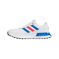 Prior Generation - Men's S2G SL Leather 24 Spikeless Golf Shoe-White/Blue/Red