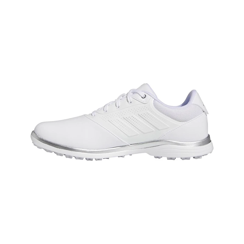 Women's Alphaflex Spikeless Golf Shoe - White/Silver