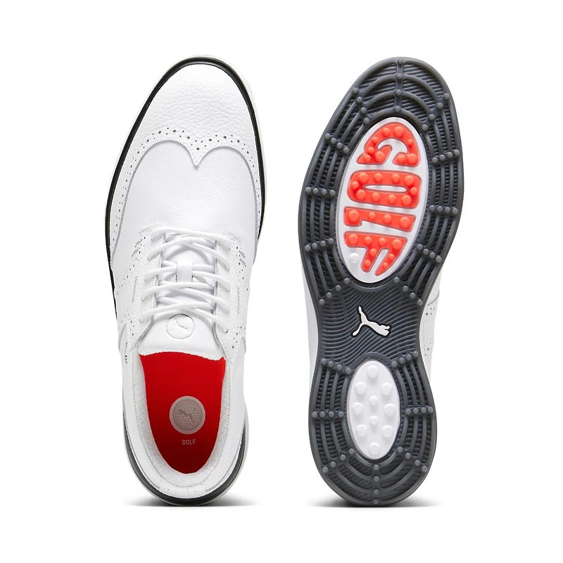 Men's Avant Wingtip Spikeless Golf Shoe - White