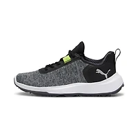 Junior Fusion Crush Sport Spikeless Golf Shoe - Black/Lime