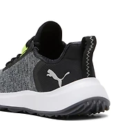 Junior Fusion Crush Sport Spikeless Golf Shoe - Black/Lime