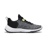 Junior Fusion Crush Sport Spikeless Golf Shoe - Black/Lime