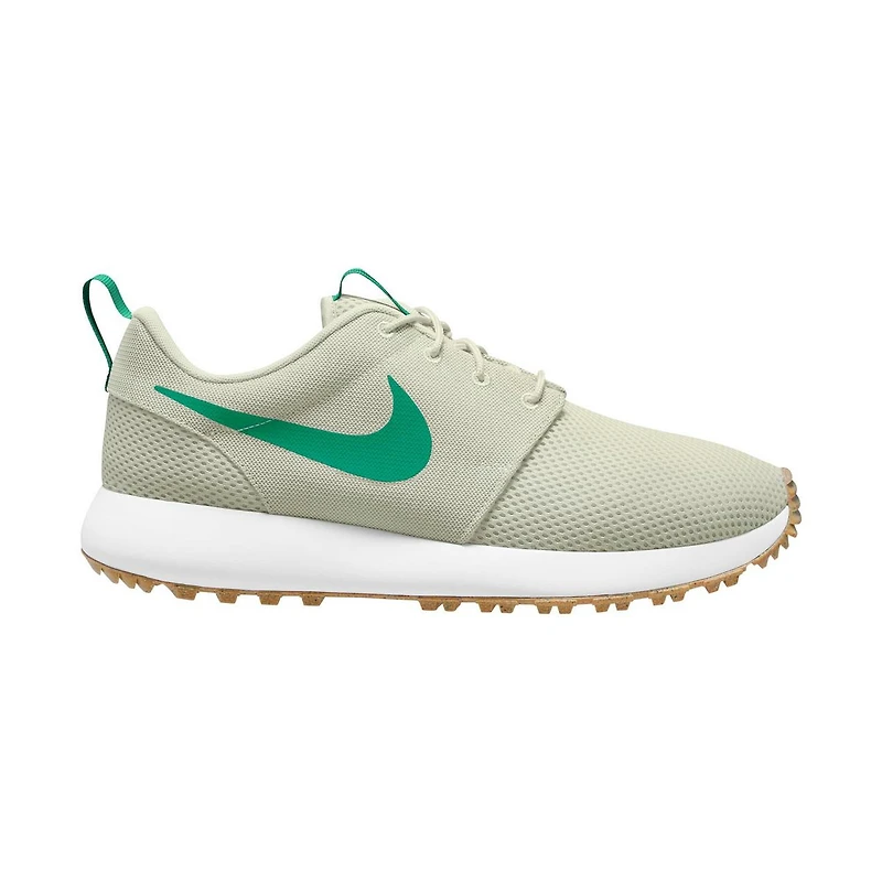 Roshe G Next Nature Spikeless Golf Shoe - Beige/Green