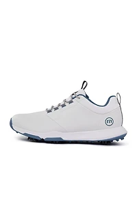 Men's Ringer 2.0 Spiked Golf Shoe - White/Blue