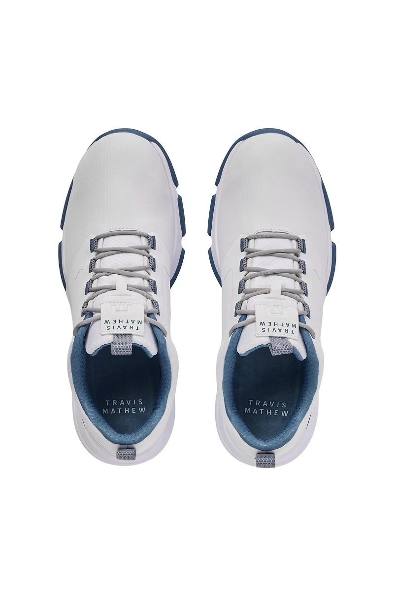 Men's Ringer 2.0 Spiked Golf Shoe - White/Blue