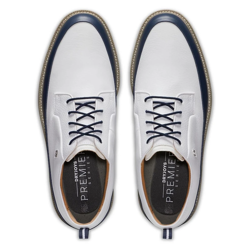 Men's Premiere Series Field LX Spiked Golf Shoe - White/Navy
