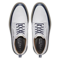 Men's Premiere Series Field LX Spiked Golf Shoe - White/Navy