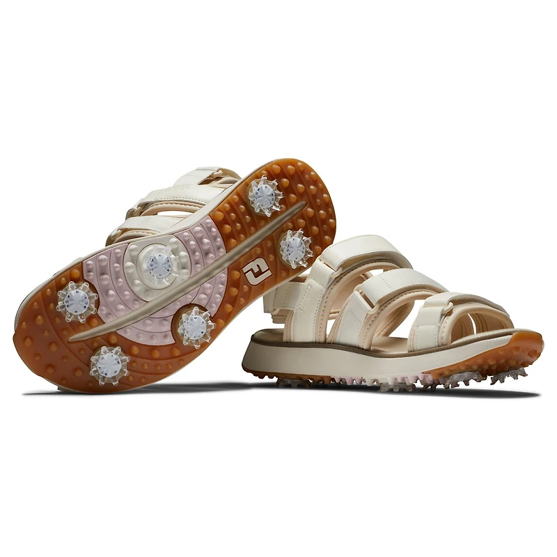 Women's Spiked Golf Sandal - Sand