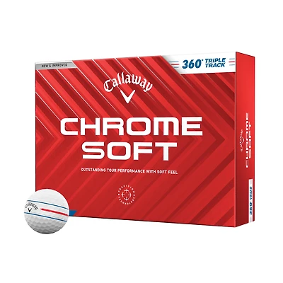 Prior Generation - Chrome Soft Golf Balls Triple Track 360
