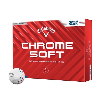 Chrome Soft Golf Balls - Triple Track