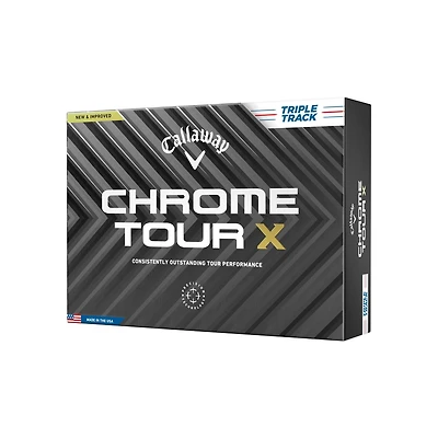 Chrome Tour X Golf Balls - Triple Track