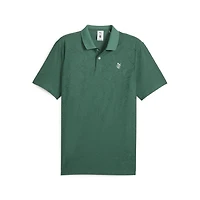 Men's Puma X Quiet Golf Jacquard Paisley Short Sleeve Polo