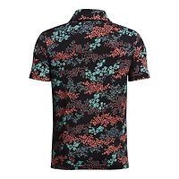 Boy's Playoff Printed Short Sleeve Polo