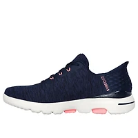 Women's Go Golf Walk 5 Slip-On Shoes - Navy/Pink