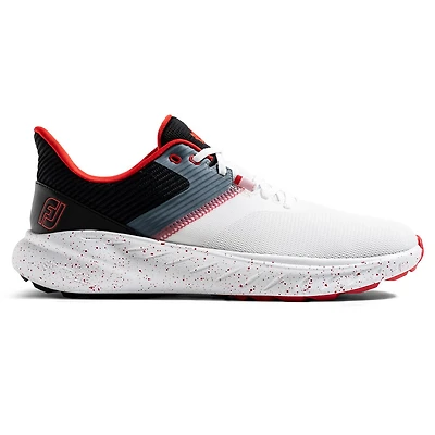 Prior Generation - Men's Canada Flex Spikeless Golf Shoe - White/Black/Red