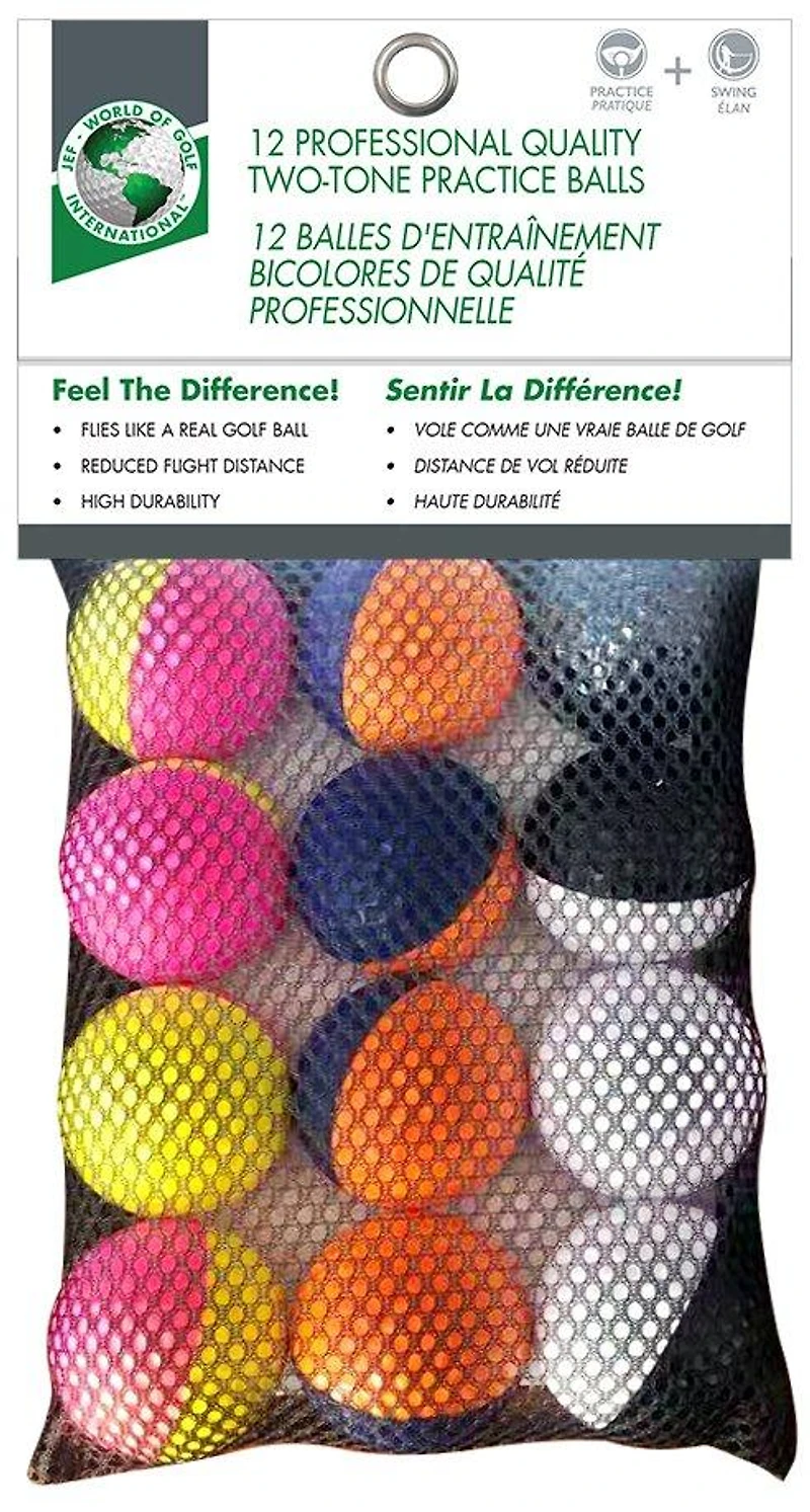 Two-Toned Foam Practice Balls