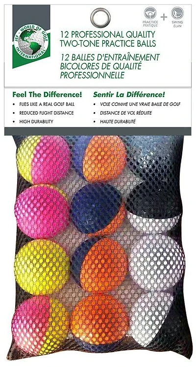 Two-Toned Foam Practice Balls