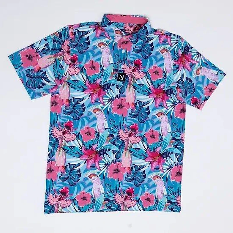 Men's Parrot Short Sleeve Polo