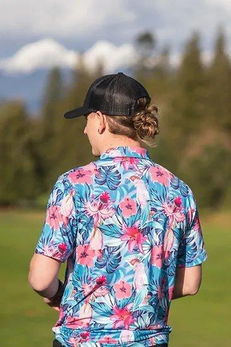 Men's Parrot Short Sleeve Polo