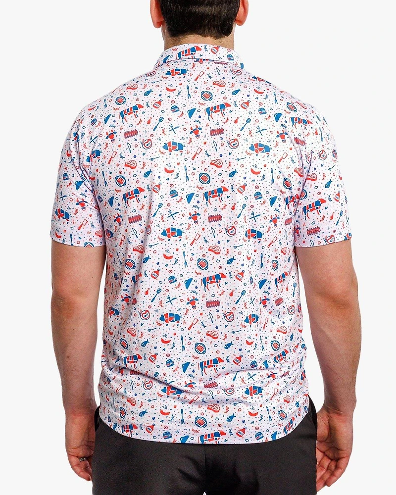 Men's Grill Master Short Sleeve Polo