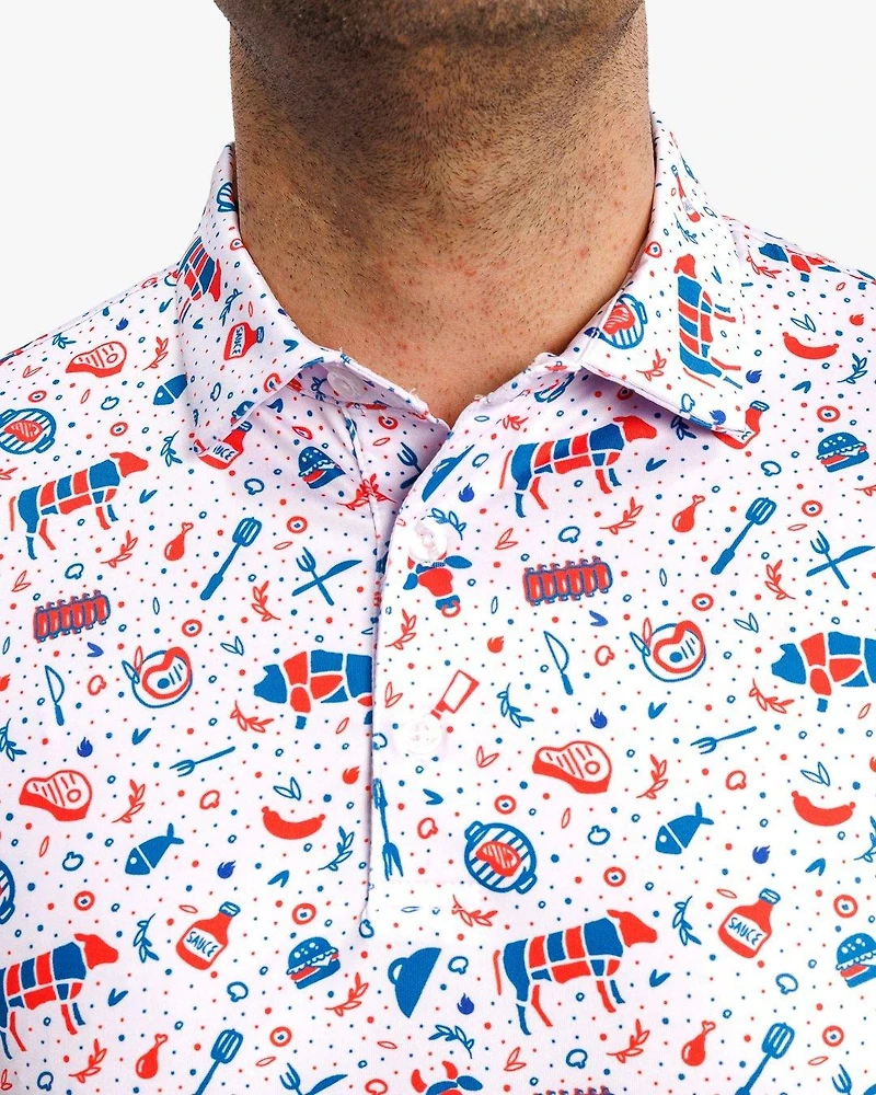 Men's Grill Master Short Sleeve Polo