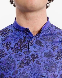 Men's Relief Reef Short Sleeve Blade Collar Polo