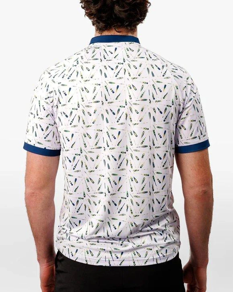 Men's Uphill Paddle Short Sleeve Blade Collar Polo