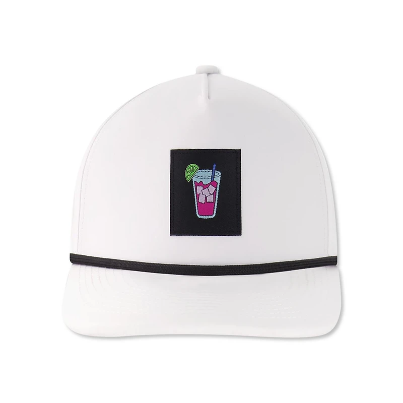 Men's White Transfusion Cap