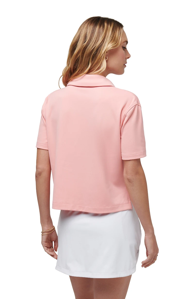 Women's Deco District Solid Short Sleeve Polo