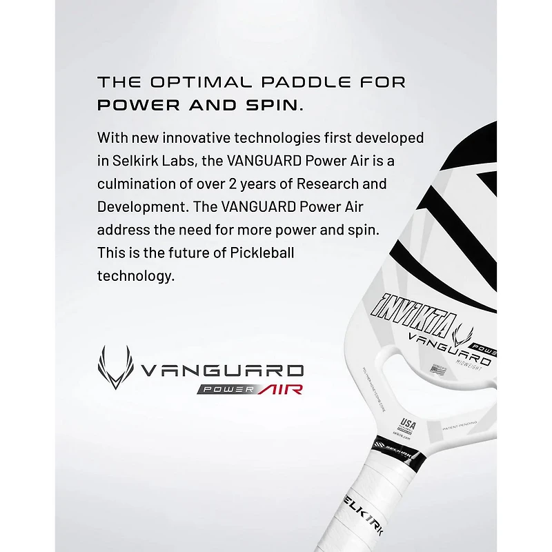 VANGUARD Power Air Epic - Midweight Paddle