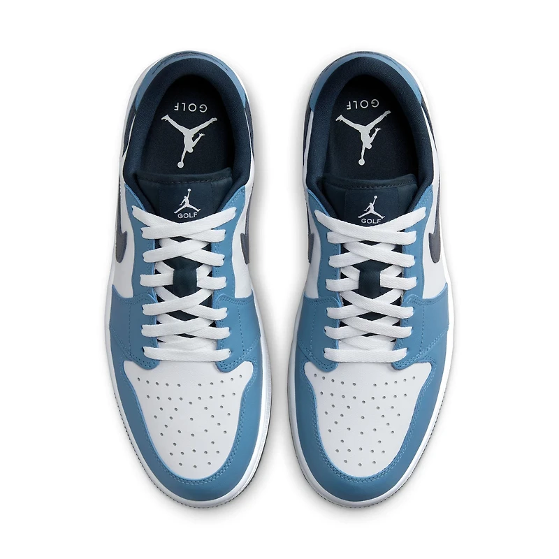 Air Jordan 1 Low G Spikeless Golf Shoe - White/Blue