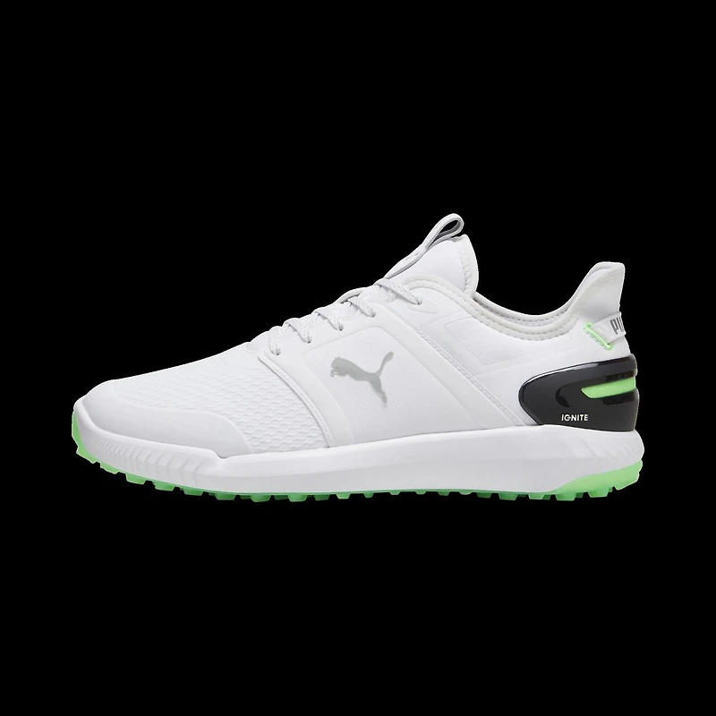 Men's Ignite Elevate Spikeless Golf Shoe - White/Green
