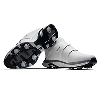 Men's HyperFlex BOA Spiked Golf Shoe - White/Grey